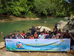 PLN UID Sumbar Asah Kesiapsiagaan Tim TARUNA Lewat Tanggap Darurat Water Rescue Demi Keselamatan Masyarakat