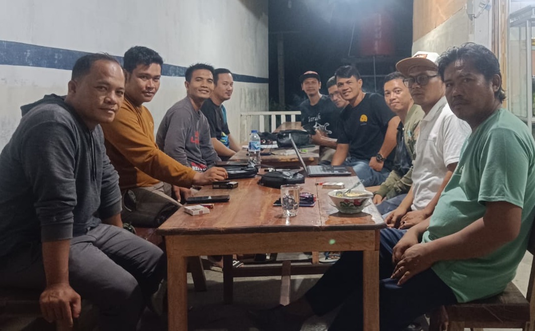 Pertemuan Pengurus KBI Kepulauan Mentawai usai Arif Rahmad Daut menerima mandat dari Pengprov KBI Sumbar
