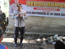 Peduli, Polres Pasaman Barat Bedah Rumah Milik Lansia