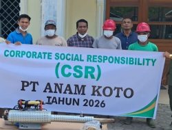 Fogging PT. Anam Koto Diapresiasi Tokoh Masyarakat Muaro Kiawai   