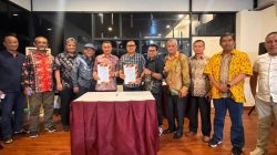Penandatanganan MoU antara Pemerintah Kabupaten Kepulauan Mentawai dan Masyarakat Energi Terbarukan Indonesia (METI) Wilayah Sumatera Barat di Restoran Suasso, Kota Padang, Minggu (28/06/2026).