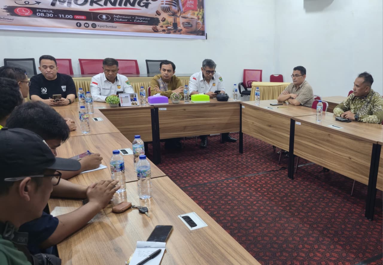 Rapat persiapan Kejurda FORKI Sumbar yang akan dilaksanakan di GOR Tuanku Rao Lubuksikaping pada 26 hingga 28 Juni 2026.