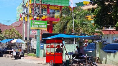 Bangunan Rumah Sakit Aisyiyah Kota Pariaman yang menjadi sorotan AMM terkait dugaan penyelewengan keuangan ddi rumah sakit milik persarikatan tersebut.