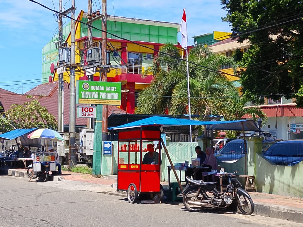 Bangunan Rumah Sakit Aisyiyah Kota Pariaman yang menjadi sorotan AMM terkait dugaan penyelewengan keuangan ddi rumah sakit milik persarikatan tersebut.
