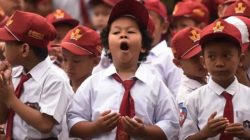 Foto Ilustrasi siswa akan memuli PBM di pagi hari.