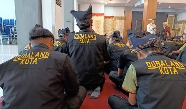 Dubalang Kota Padang dalam suatu kegiatan.