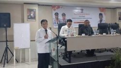 Anggota DPRD Padang Hendrizal saat pembukaan kegiatan Peningkatan Kapasitas Pemuda yang digelar IMAPA Kota Padang di Kawana Hotel Padang.