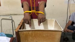 Pelaku penyalahgunaan Narkoba jenis Sabu dan Ganja saat diamankan Satresnarkoba Polres Limapuluh Kota, Minggu (23/08/2026).