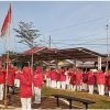 Emak-emak Komplek Polda Balai Baru jadi Petugas Upacara Bendera HUT ke-81 RI