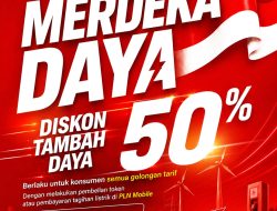 Rayakan Kemerdekaan RI, PLN Beri Keringanan Tambah Daya Listrik 50 Persen