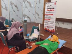 Semangat HUT Kemerdekaan RI, Rutan Padangpanjang Gelar Donor Darah