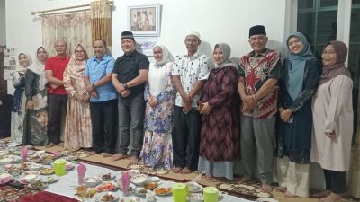 Kapolres Solok Selatan AKBP Andreanaldo Andemi, SH, SI.K., MH bersama keluarga besar Klik Akbar Nagari Pakan Rabaa, Kecamatan Koto Parik Gadang Diateh, Solok Selatan.