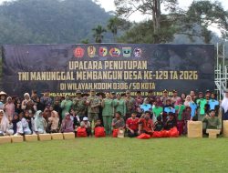 TMMD Ditutup, Tujuh Rumah Layak Huni Diserahkan ke Warga Buluah Kasok