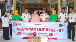 Penyerahan bantuan Sembako dari jajaran Rutan Kelas IIB Padangpanjang kepada pengurus Panti Asuhan Aisiyah Muhammadiyah Padangpanjang, Selasa (11/08/2026).