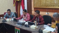 Rapat koordinasi sinkronisasi implementasi BRT Trans Paliko, pembentukan Tim Akselerasi Angkutan Massal, dan penyusunan nota kesepahaman (MoU) di Ruang Rapat Zainal Bakar, Istana Gubernur Sumatera Barat, Selasa (11/08/2026).