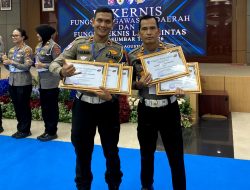 Satlantas Polres Pariaman Raih Lima Penghargaan Tingkat Sumbar