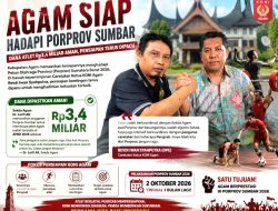 Mantap Hadapi Porprov Sumbar, Rp3,4 Miliar Dana Atlet Dipastikan Aman