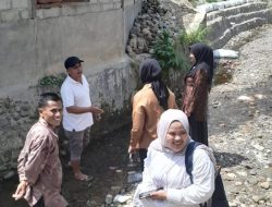 Dinas SDABK Pantau Pemasangan Beronjong Sungai Batang Bolai