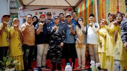 Wakil Bupati Solok Selatan Yulian Efi meresmikan program bedah rumah di Nagari Sako Pasir Talang, Kecamatan Sungai Pagu, kerjasama Kodaeral II bersama Baznas Solok Selatan, Kamis (20/08/2026).