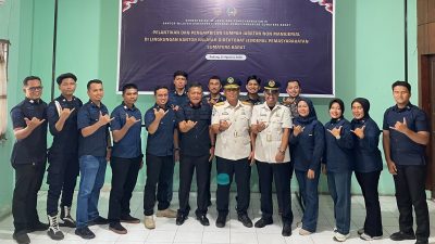 Dedi Suraydi, SH bersama Kanwil Ditjenpas Sumbar Kunrat Kasmiri, Karutan Padangpanjang Novri Abbas dan jajaran usai prosesi pelantikan, Jum'at (21/08/2026).