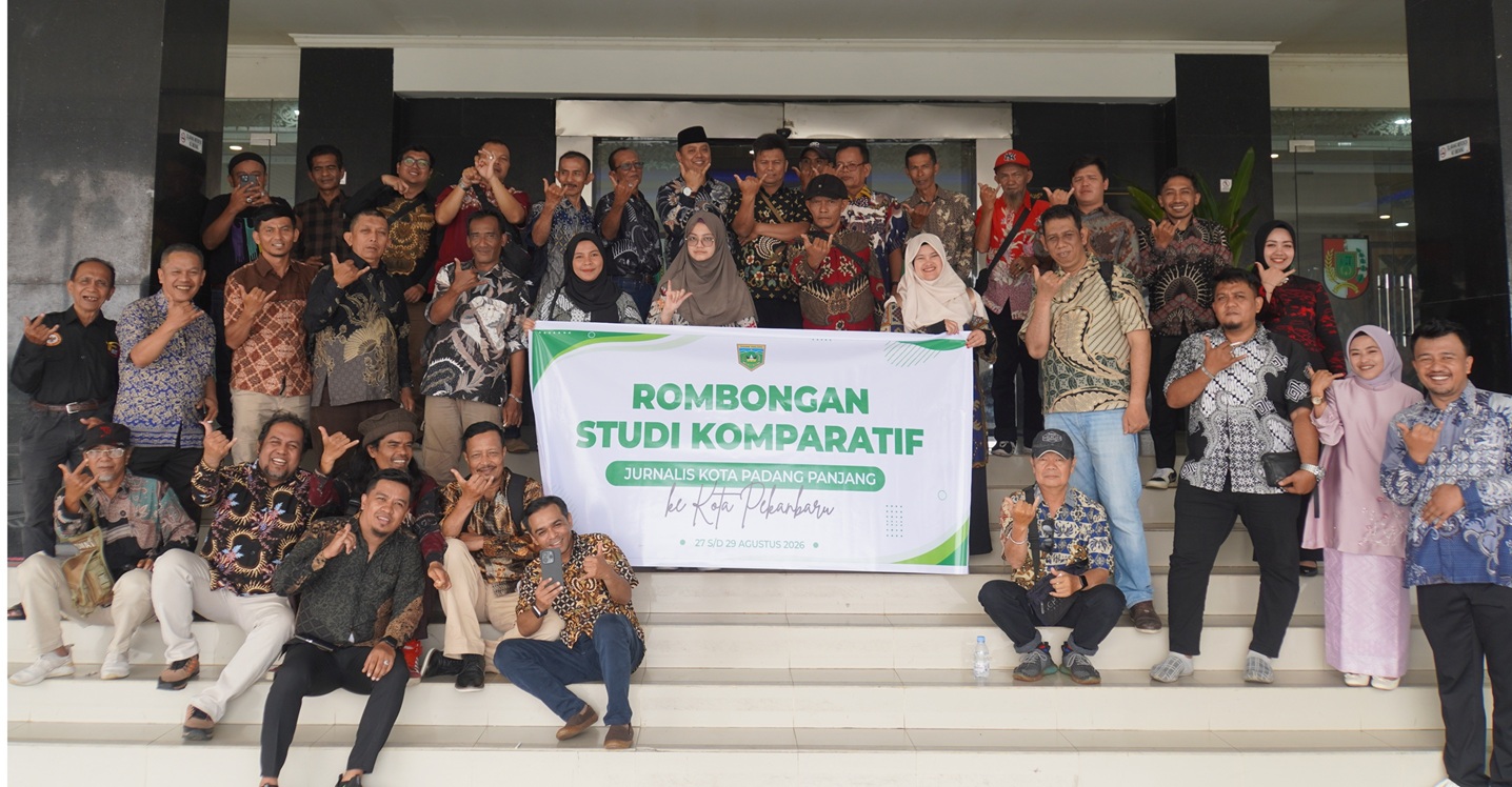 Rombongan Studi Komparatif Pemko Padangpanjang ke Kota Pekanbaru, Riau, dari tanggal 27 hingga 29 Agustus 2026.