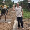 Realisasikan Aspirasi, Ajisman Dt Majo Kayo Bangun Jalan Aspal di Tabek Panjang