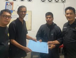 Mendaftar Bakal Calon Ketua PWI Paliko, Aspon Dedi Siap Lanjutkan Pengabdian