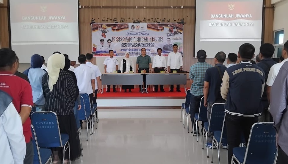 KONI Kabupaten Limapuluh Kota menggelar Bimtek Pengadaan Porprov 2026 di aula pertemuan Kantor Pustaka Limapuluh Kota, Rabu (23/09/2026). 