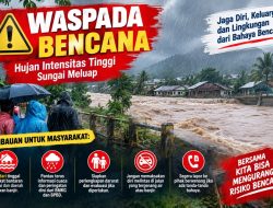 Curah Hujan Tinggi, Masyarakat di Bantaran Sungai Diminta Waspada