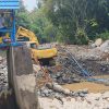 BWSS V Lakukan Perbaikan Mercu Intake Lubuk Paraku