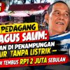 Biaya Mandi Capai Rp1,2 juta, Pedagang GOR Agus Salim Minta Fasilitas Dasar Terpenuhi