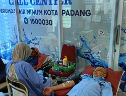 Aksi Donor Darah Perumda AM Padang Kumpulkan 100 Kantong Darah