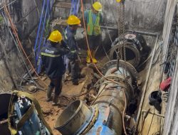 Lakukan Pemasangan Pipa DN 600, Suplai Air Bersih di Area  Layanan Pusat Terganggu