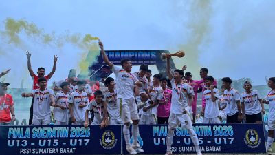 Tiga Juara Lahir dari Piala Soeratin Sumbar 2026