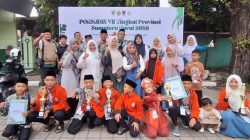 Kafilah Porsadin Kota Pariaman yang berhasil masuk lima besar tingkat Sumbar.