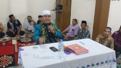 Kegiatan Maulid Nabi di Musala Nurul Sa’dah Jorong Rimbo Binuang Nagari Lingkuang Aua Timur, Kecamatan Pasaman, Pasaman Barat, Minggu (27/09/2026) malam. 