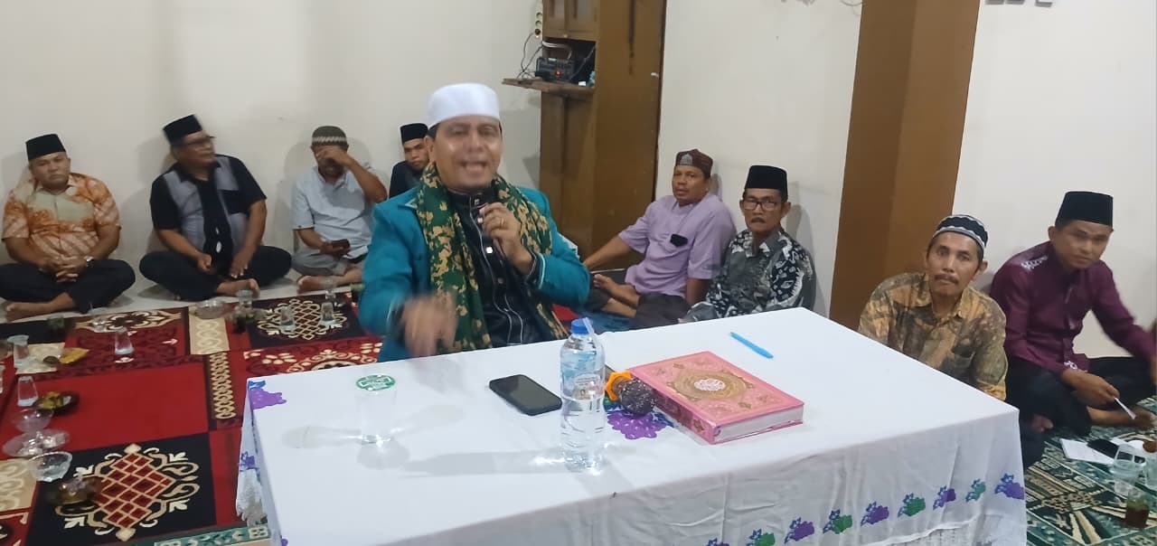 Kegiatan Maulid Nabi di Musala Nurul Sa’dah Jorong Rimbo Binuang Nagari Lingkuang Aua Timur, Kecamatan Pasaman, Pasaman Barat, Minggu (27/09/2026) malam. 