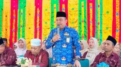 Kepala Kantor Kemenag Solok Selatan Fitriyoni, SH.MH bersama Kepala MAN 1 Solok Selatan H. Jasrul, S.Pd, Ketua Komite Jufrianto, S. Sos Khatib Sutan Batuah.