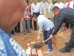 Dihadiri Bupati Tanahdatar, Rumah Gadang IKTD Tanjung Pinang Mulai Dibangun