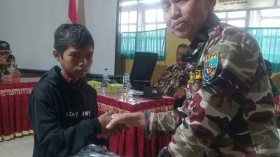Penyerahan bantuan perlengkapan sekolah Peringatan HUT ke-48 FKPPI, khusus FKPPI Provinsi Sumatera Barat kegiatan di pusatkan di Kabupaten Solok,di Nagari Singkarak Sabtu-Minggu (19-20/092026).