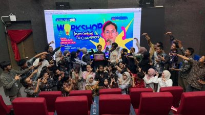 Peserta workshop From Content to Champion yang digelar Prodi Produksi Media ISI Padangpanjang, Kamis (04/09/2026).