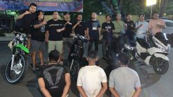 Pelaku Curanmor saat dibekuk Tim Klewang Polrestas Padang.