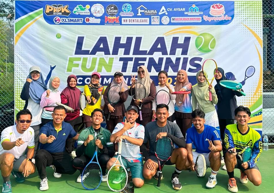 Tim Gastenisyuk Kota Bukittinggi yang mampu menjadi kuda hitam di gelaran Fun Tennis Community 2026 yang berlangsung pada Sabtu–Minggu, 12–13 September 2026 di Lapangan Tenis Kota Pariaman.