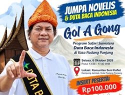 Safari Literasi Sumatera, Duta Baca Indonesia Gol A Gong Kunjungi Komunitas Seni Kuflet