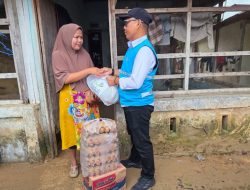 Tak Berhenti Membantu, PLN UID Sumbar Kembali Salurkan Bantuan TJSL untuk Korban Bencana di Guo Kuranji dan Lubuk Minturun