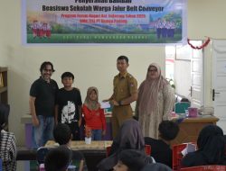 50 Siswa Kurang Mampu di Jalur Belt Conveyor Indarung Terima Bantuan Sekolah