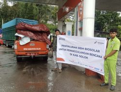 Pertamina Salurkan BBM untuk Dukung Penanganan Bencana di Kabupaten Solok