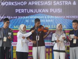 100 Pelajar Sumatera Barat Pentas Bersama di Rumah Budaya dan Museum Sastra Indonesia