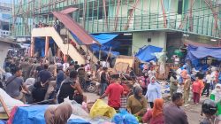 Penertiban dan relokasi pedagang kaki lima di Pasarraya Padang.