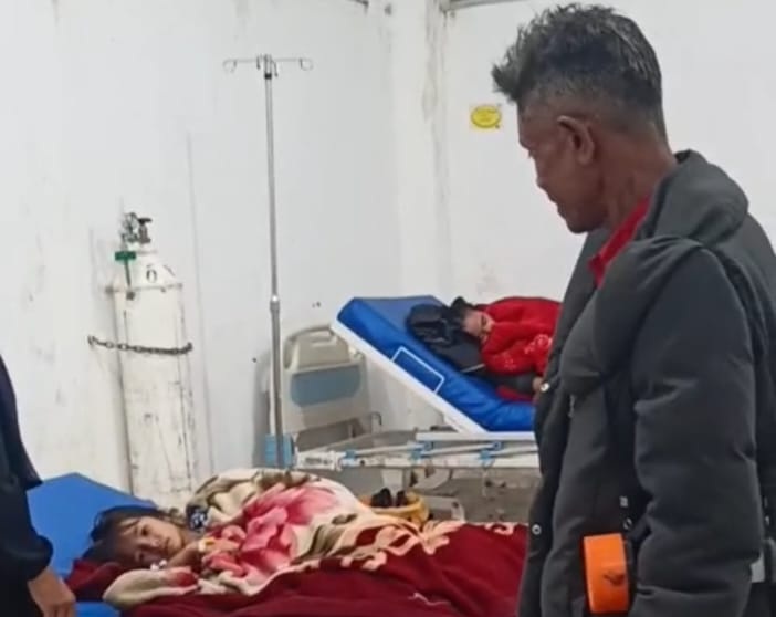 Anak-anak korban Galodo saat menjalani perawatan di RSUD Arosuka.